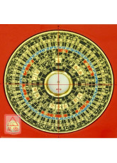 日星堂罗盘4寸2分(三合)电木附水平