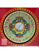 星象家開運羅盤【3寸2分8層加福德位】全面彩色波麗盤